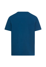 T-Shirt aus Baumwollmix - 46-Lyons Blue - Blau