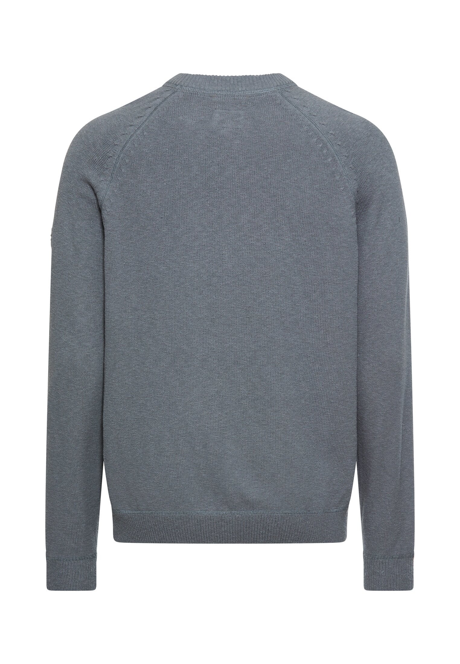 Strickpullover aus Baumwollmix - 45-Stormy Blue - Blau