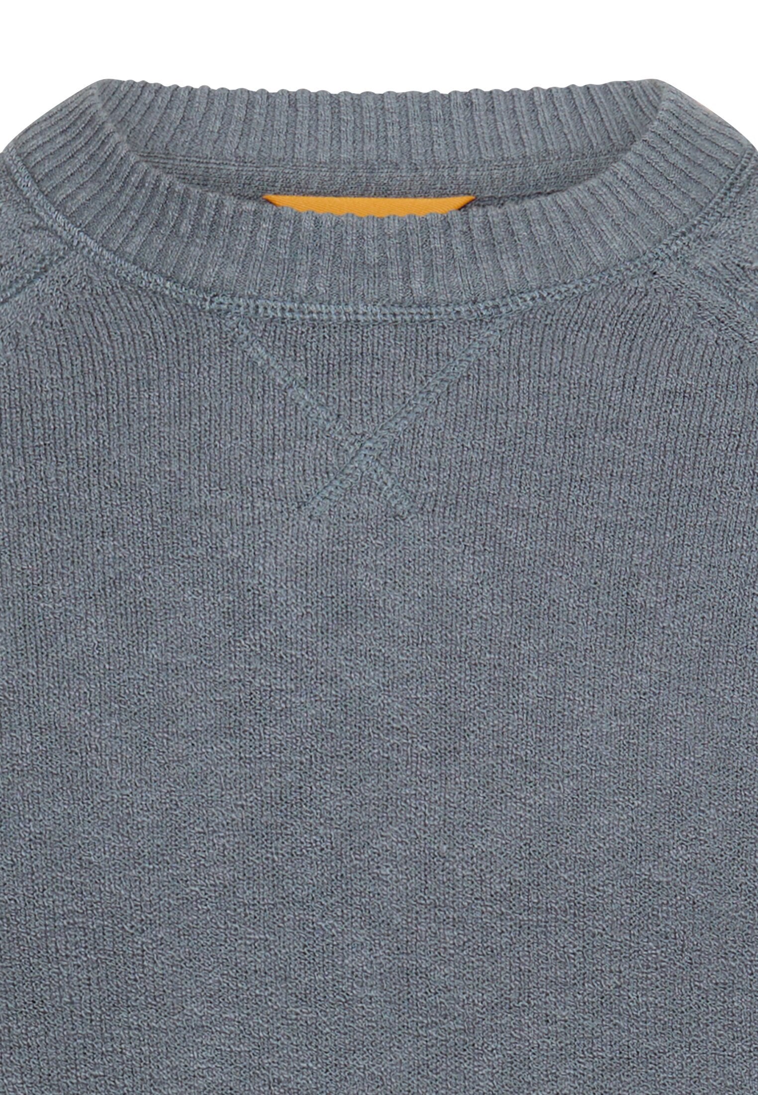 Strickpullover aus Baumwollmix - 45-Stormy Blue - Blau