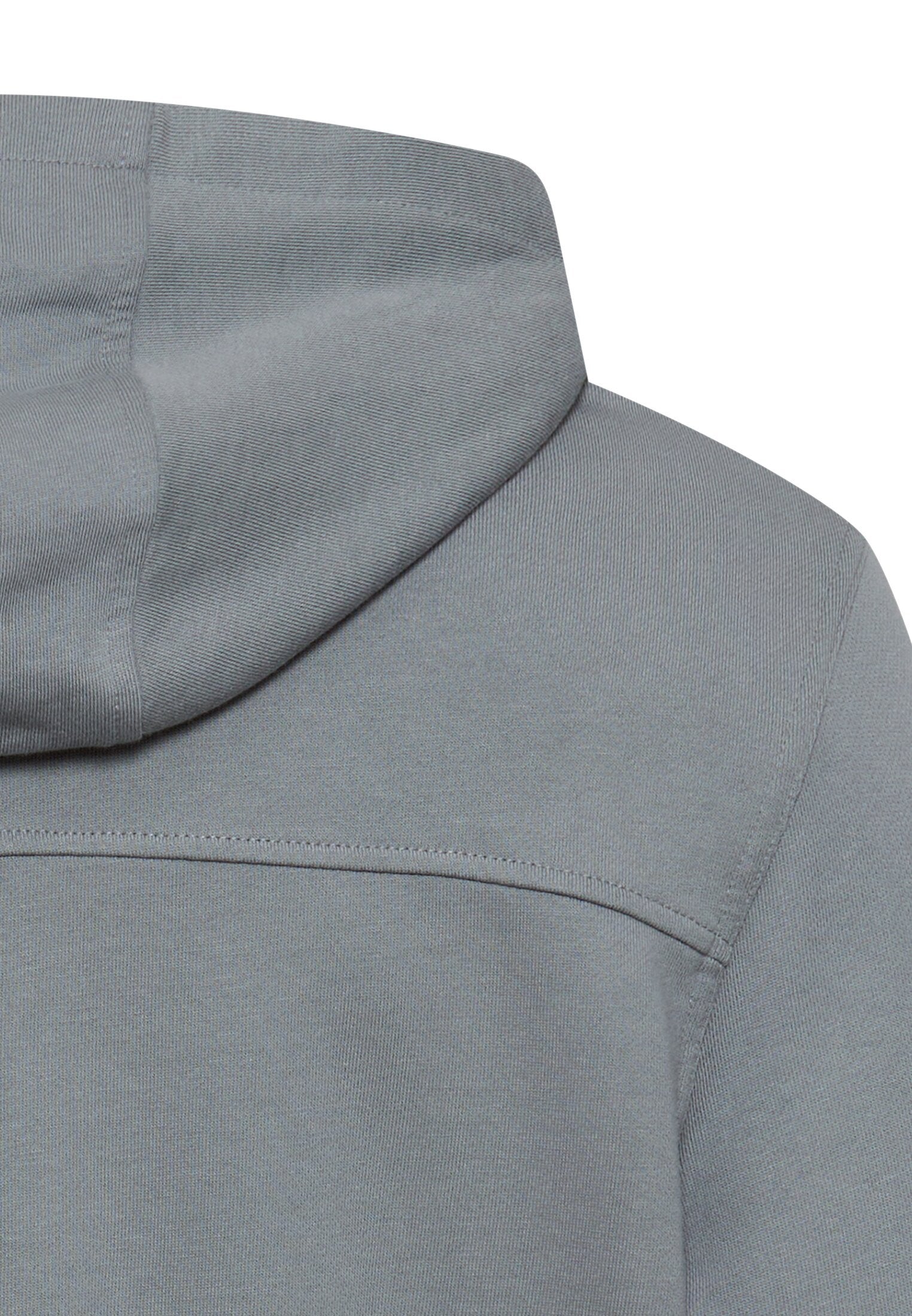 Sweatshirtjacke aus Baumwolle - 45-Stormy Blue - Blau