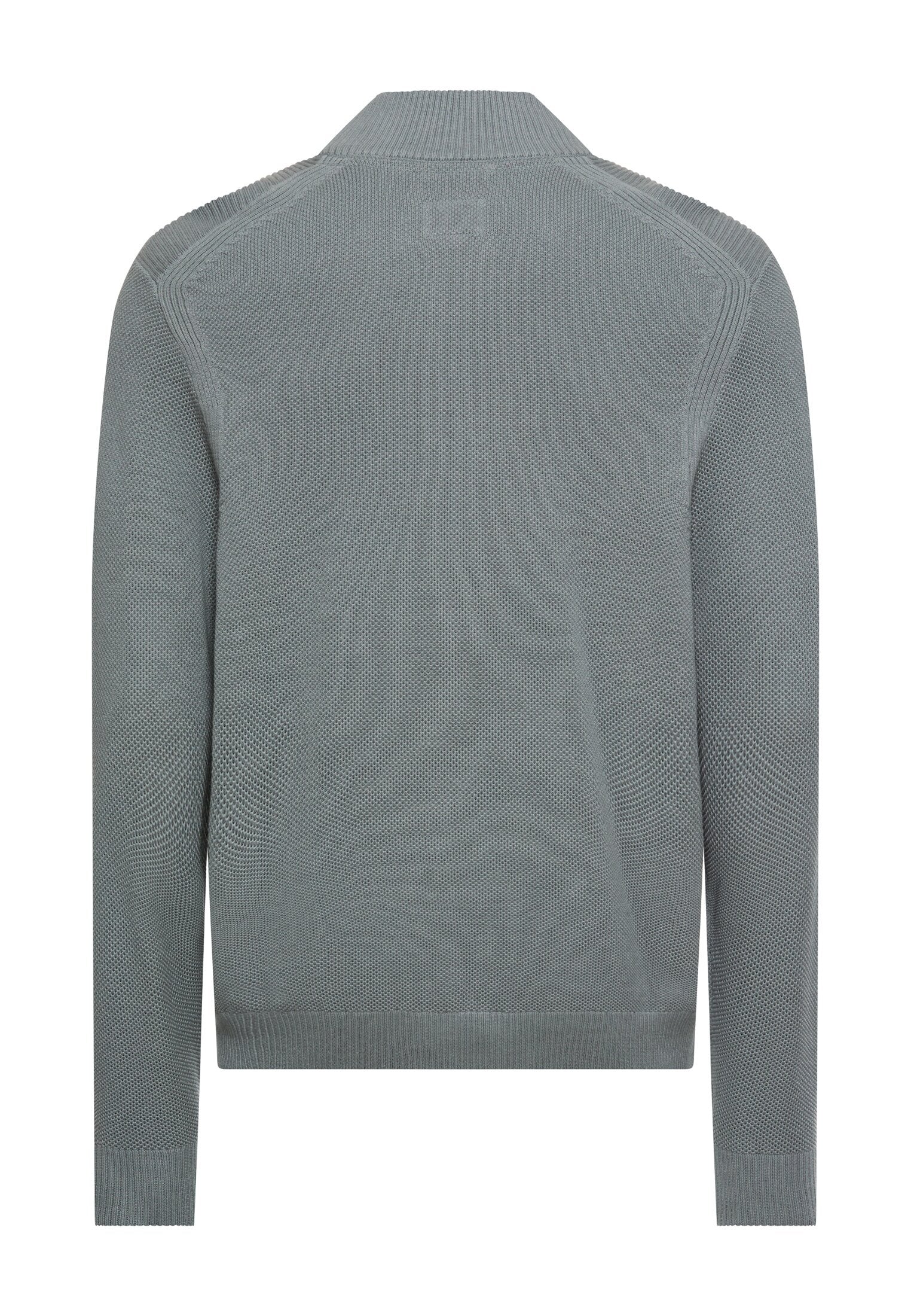 Strickjacke aus Baumwolle - 45-Stormy Blue - Blau