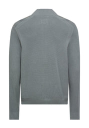 Strickjacke aus Baumwolle - 45-Stormy Blue - Blau