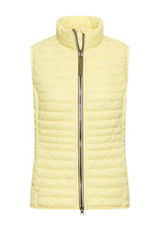 Steppweste mit Stehkragen - 61-Lemon - Gelb