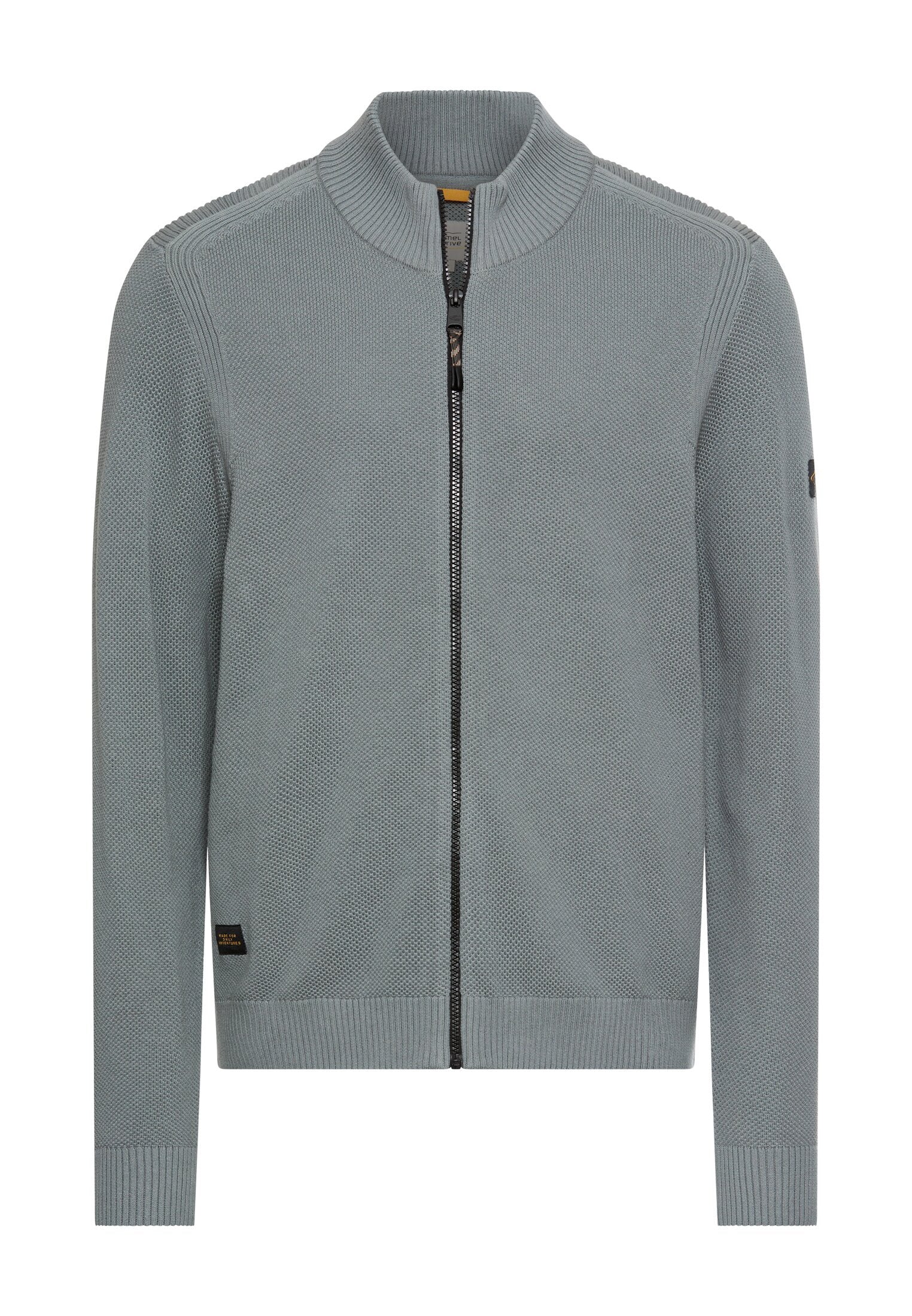 Strickjacke aus Baumwolle - 45-Stormy Blue - Blau