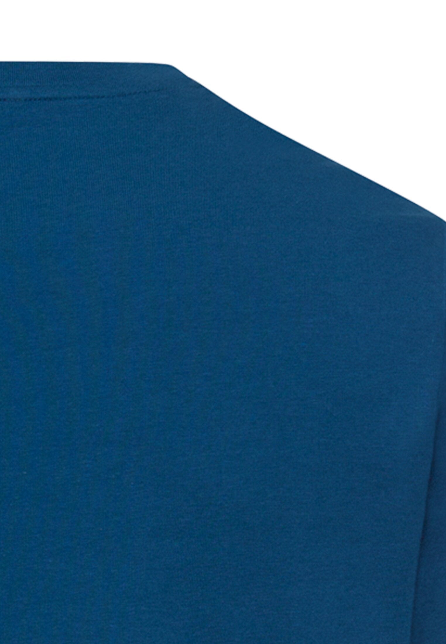 T-Shirt aus Baumwollmix - 46-Lyons Blue - Blau