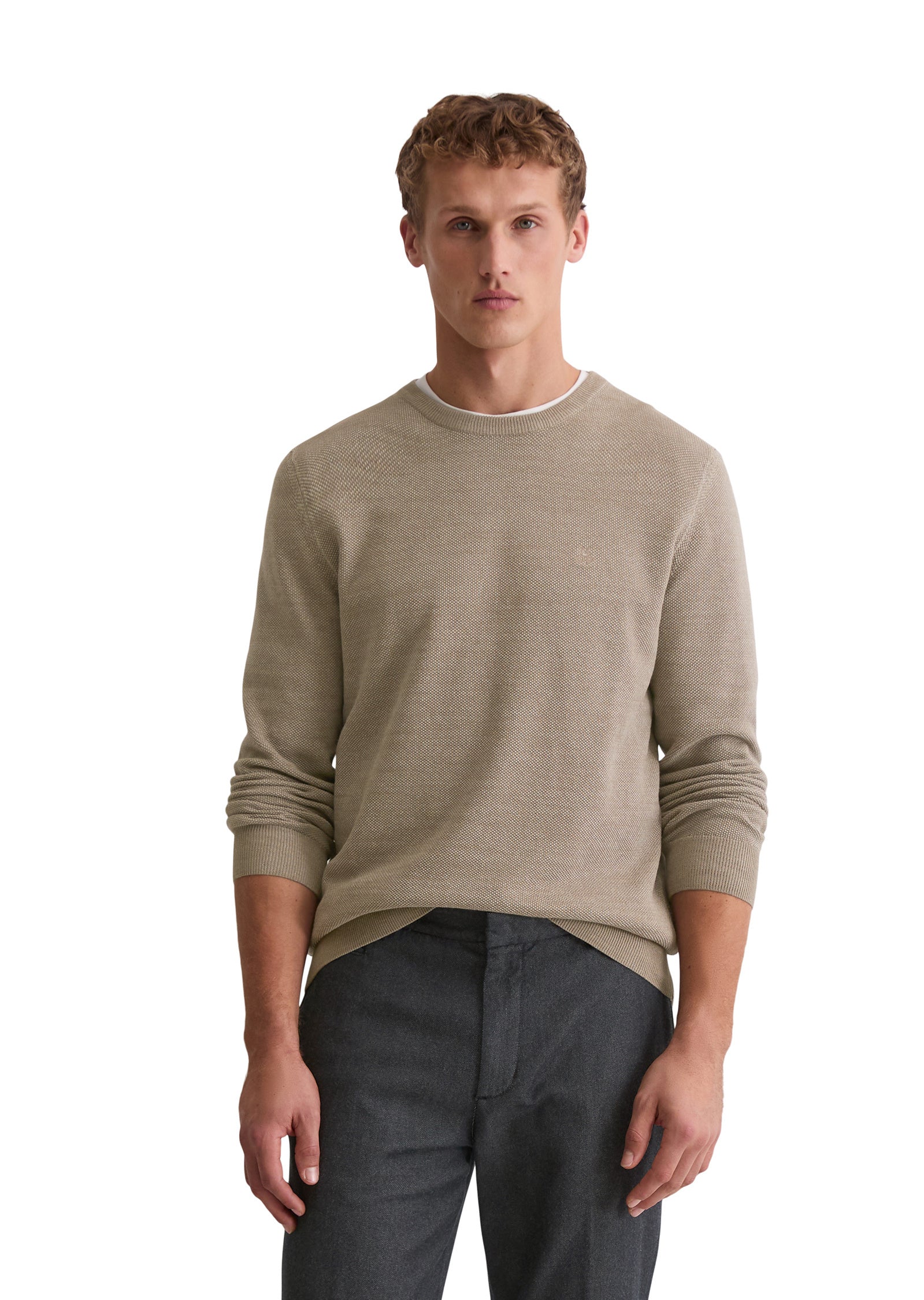 Strickpullover aus Baumwolle - Z72-mercy pavestone - Braun