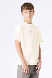 T-Shirt aus Baumwolle - 53-off white - Creme