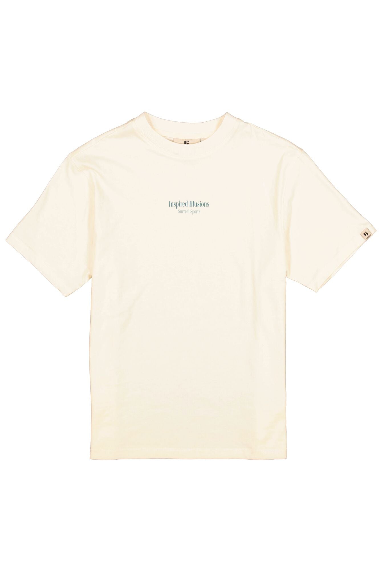 T-Shirt aus Baumwolle - 53-off white - Creme