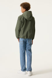 Übergangsjacke mit Kapuze - 6604-tree hill - Grün