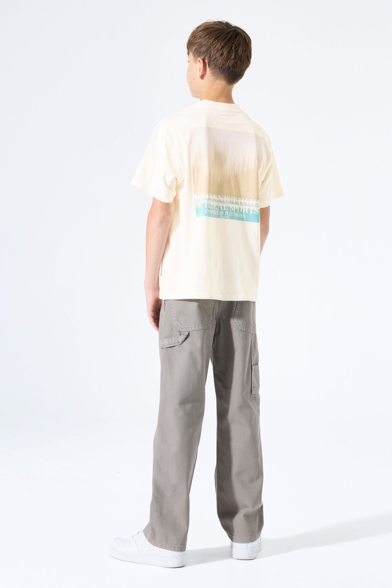 T-Shirt aus Baumwolle - 53-off white - Creme