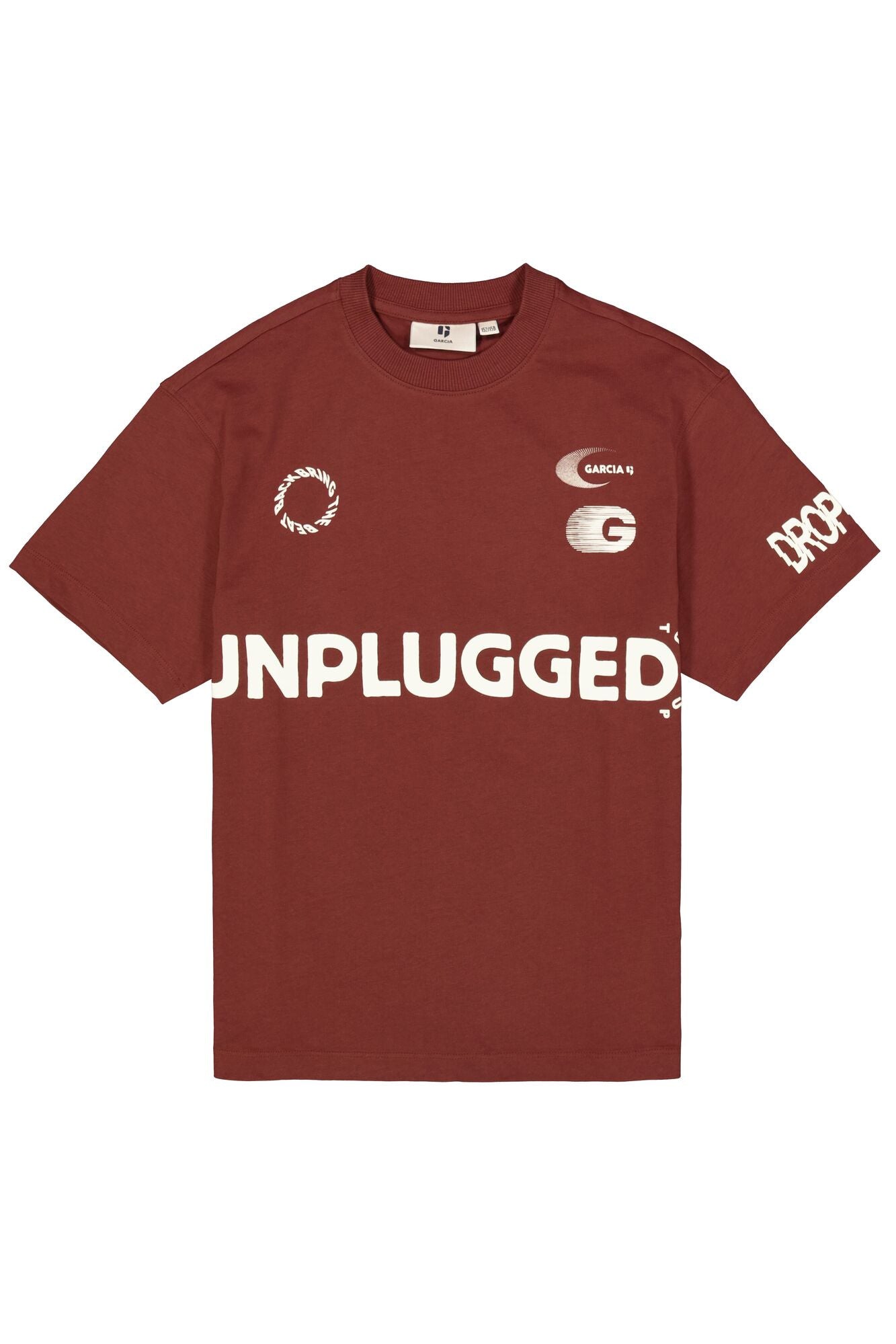 T-Shirt aus Baumwolle - 5361-cowhide - Braun