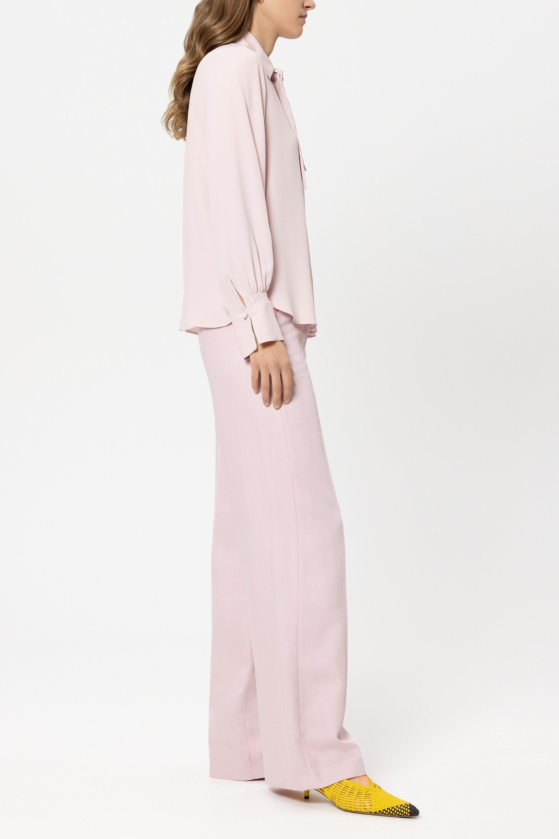 Bundfaltenhose Wide Leg - 426 - Rosa