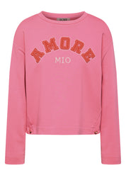 Sweatshirt aus Baumwollmix - 6212-ROSA - Pink