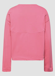 Sweatshirt aus Baumwollmix - 6212-ROSA - Pink
