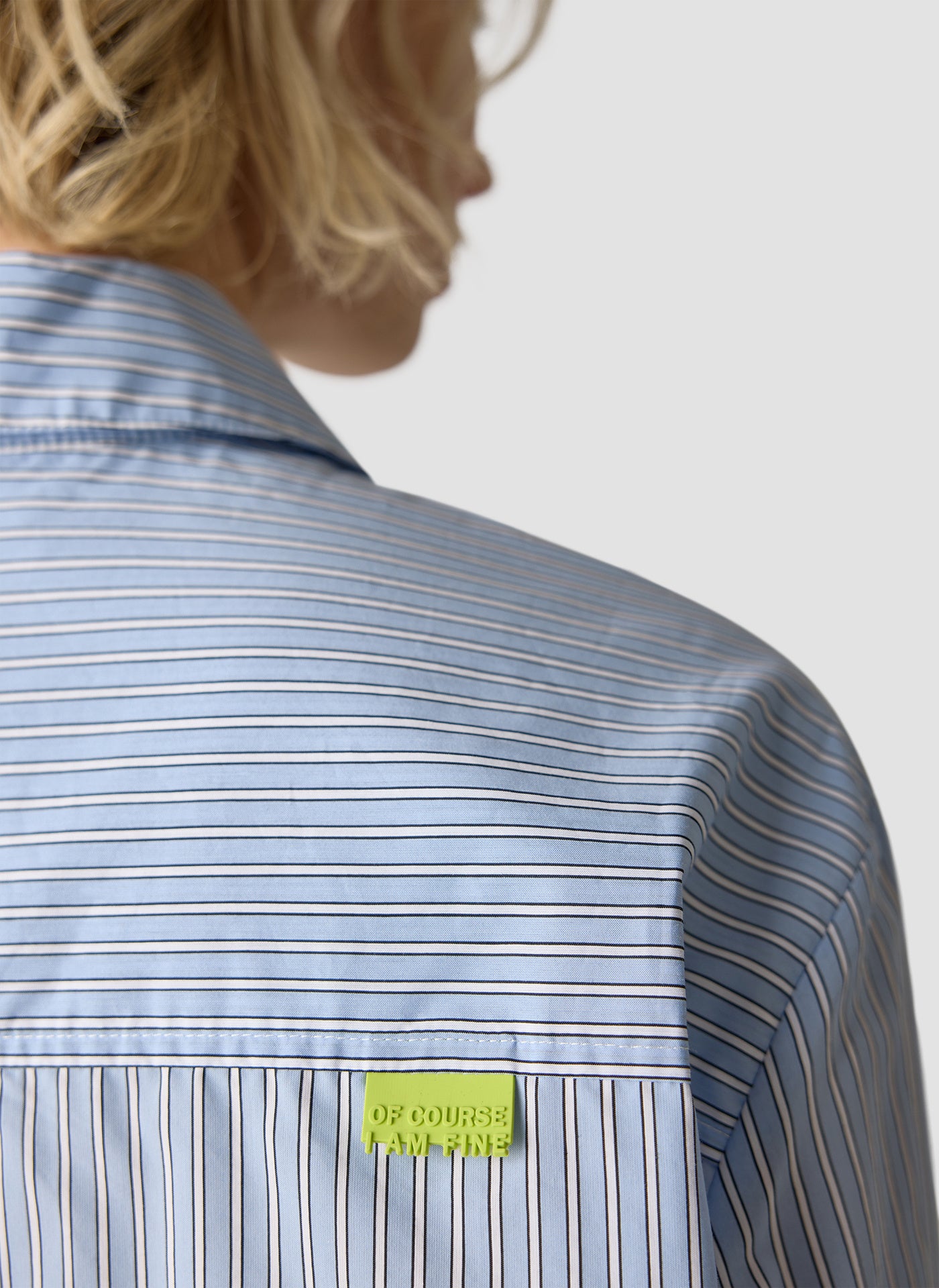 Bluse Oversized Fit - 6301-LICHTBLAU - Blau