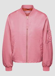 Bomberjacke mit Bünchenkragen - 6212-ROSA - Rosa