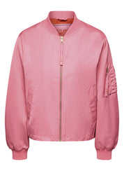 Bomberjacke mit Bünchenkragen - 6212-ROSA - Rosa