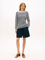 Strickpullover aus Baumwolle - 04S-WHITE - Weiß