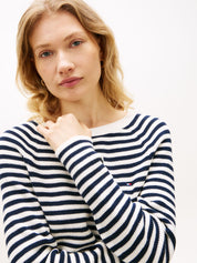 Strickpullover aus Baumwolle - 04S-WHITE - Weiß