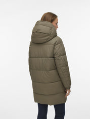 Winterjacke mit Kapuze - Bungee Cord - Grau