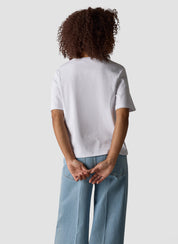 T-Shirt aus Baumwolle - 6003-WEISS - Weiß