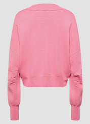 Sweatshirt aus Viskosemix - 6212-ROSA - Pink