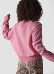Sweatshirt aus Viskosemix - 6212-ROSA - Pink