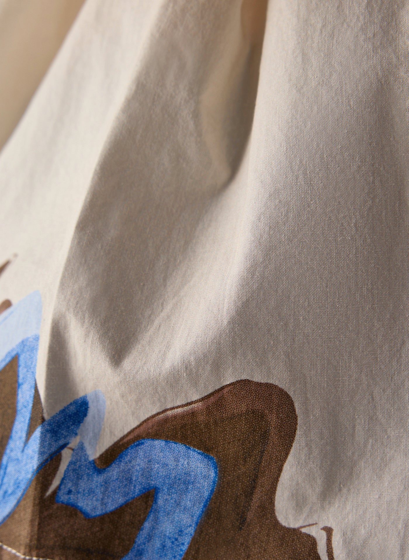 Bluse aus Baumwolle - 6628-MACADAMIA - Creme