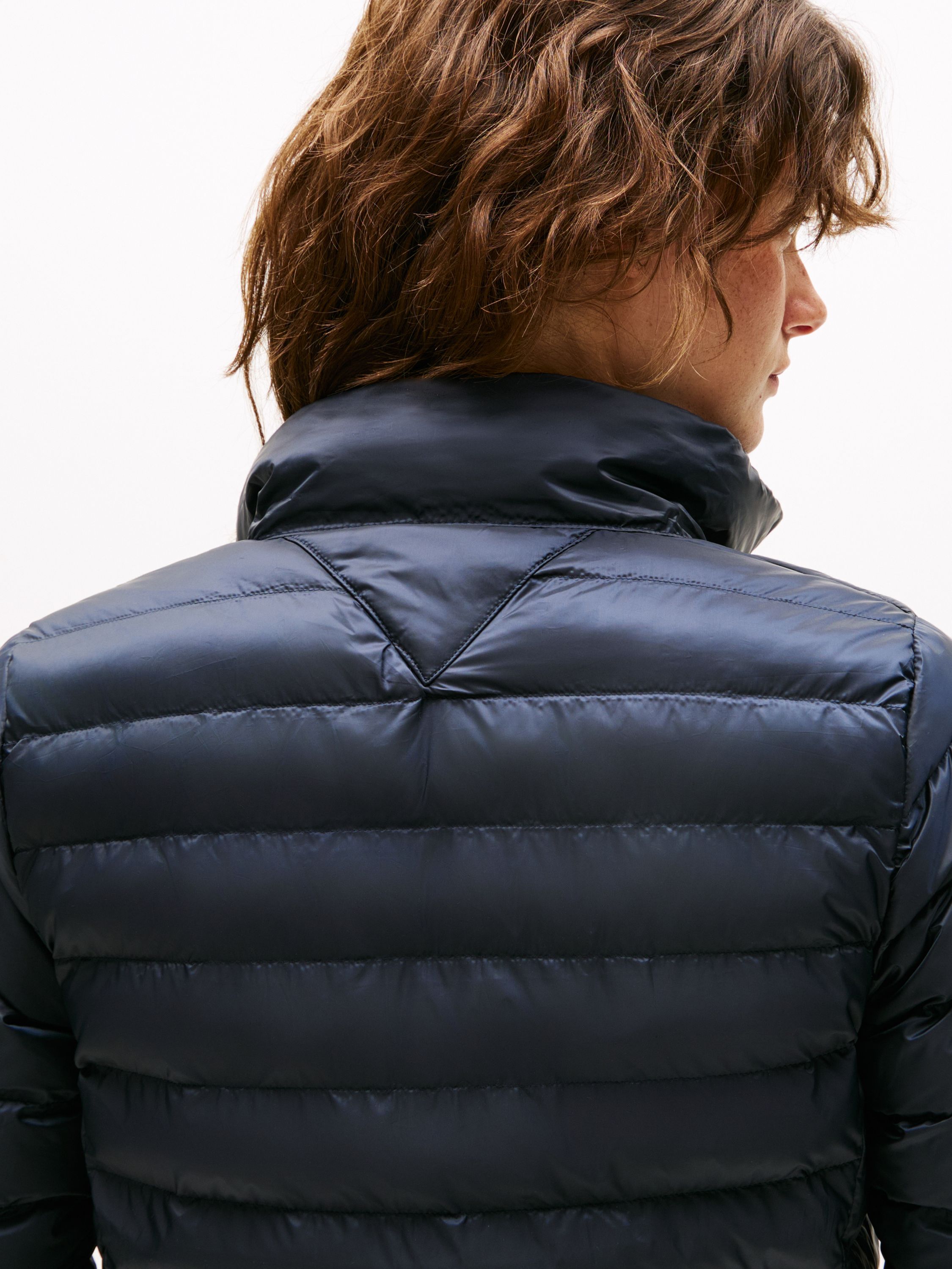 Steppjacke mit Kapuze - DW5-BLUE - Blau