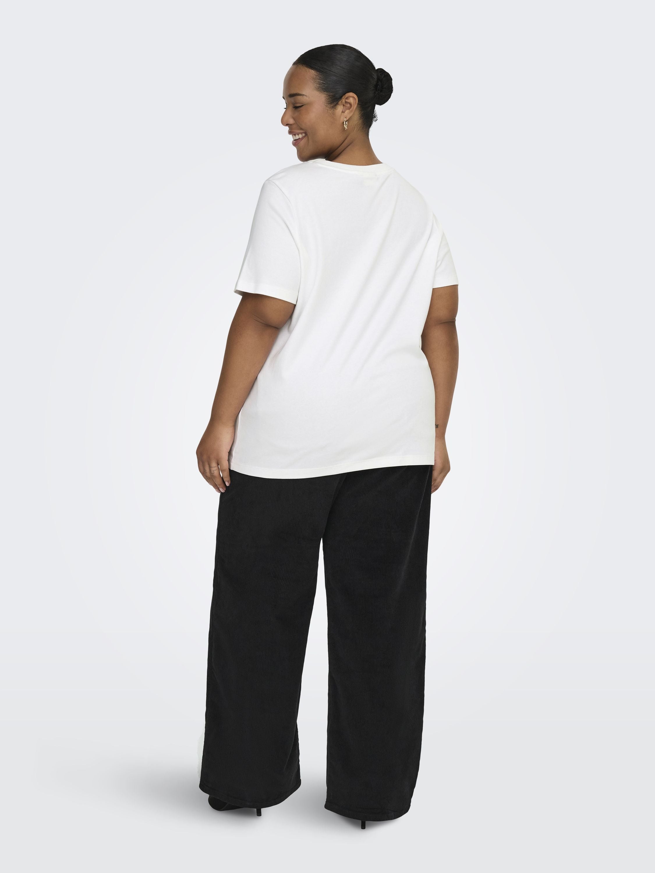 T-Shirt  Bio Baumwolle Rundhals - Bright White - Weiß