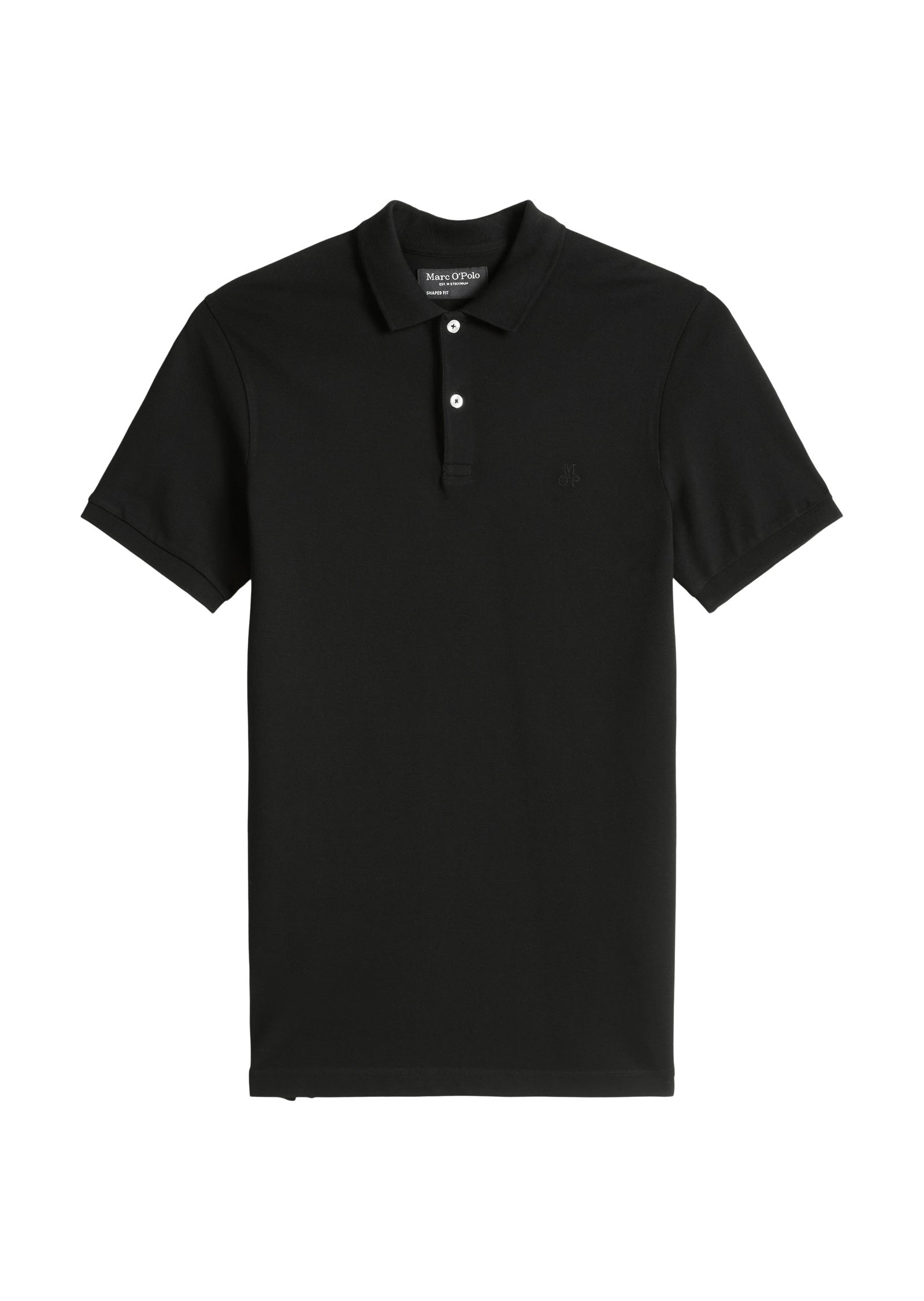 Poloshirt aus Baumwolle - 0001-Black - Schwarz