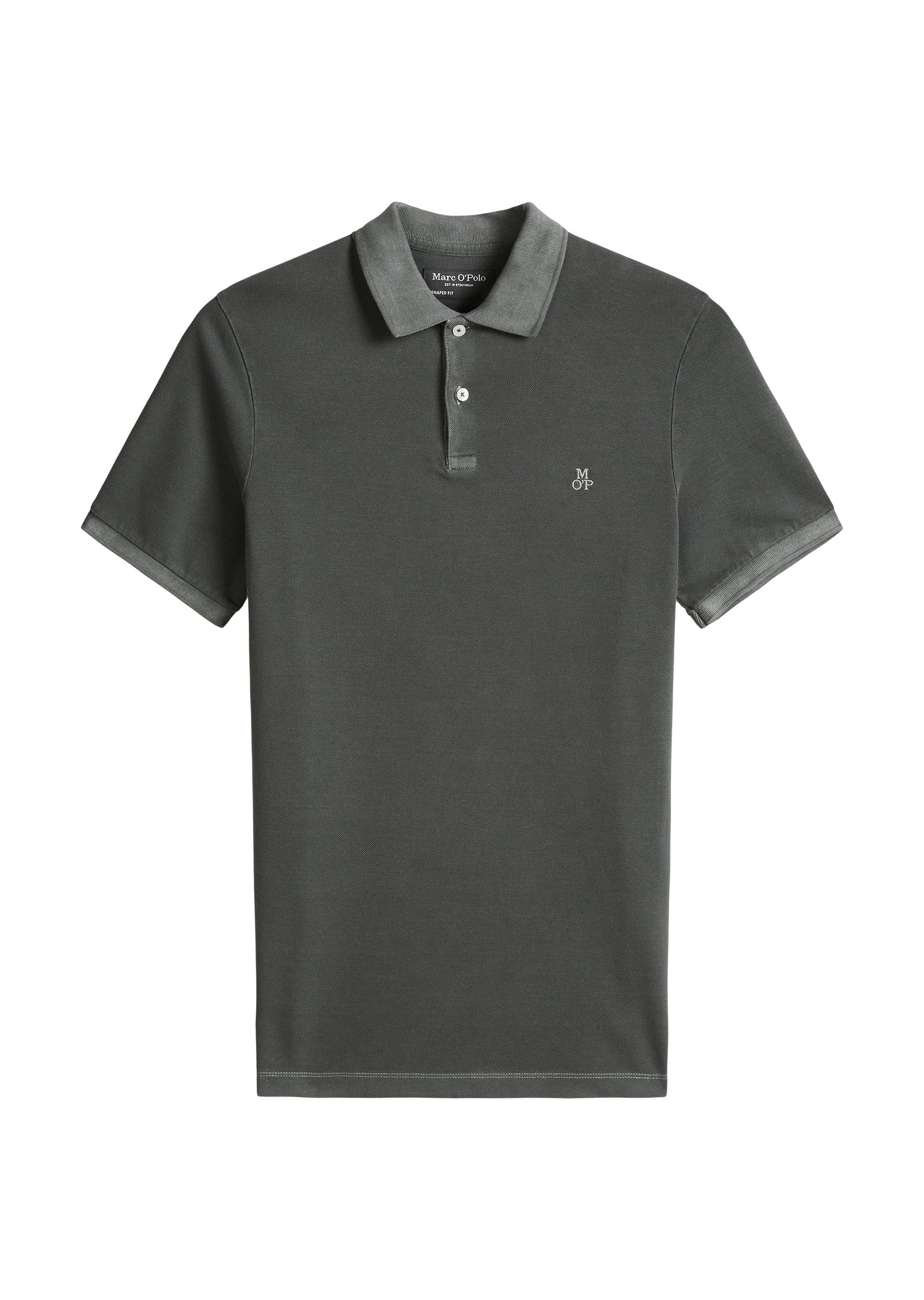 Poloshirt aus Baumwolle - 0361-Light Graphite - Grau