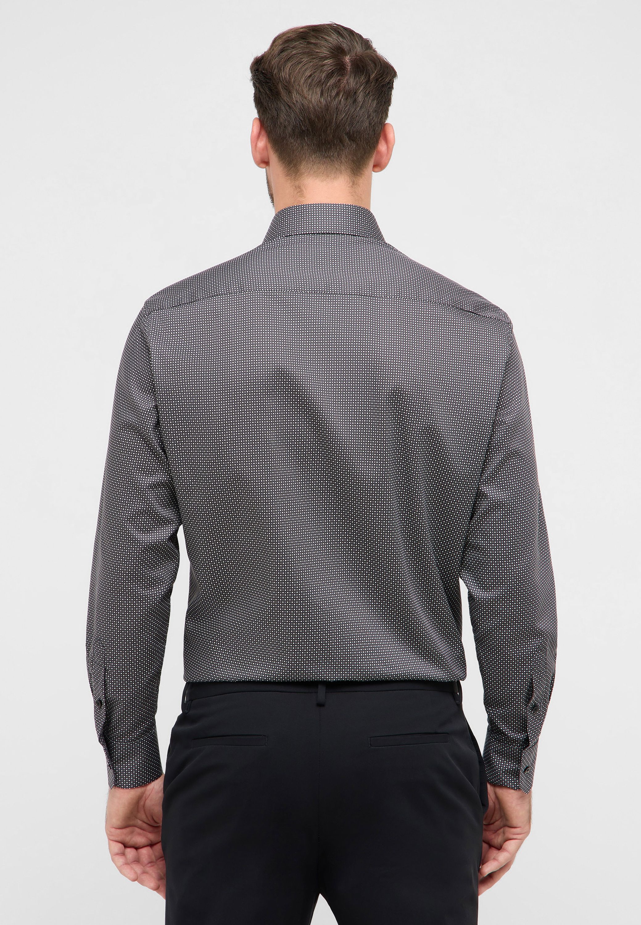 Hemd Comfort Fit - 38-anthrazit - Schwarz