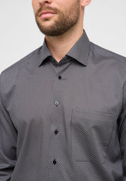 Hemd Comfort Fit - 38-anthrazit - Schwarz