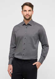 Hemd Comfort Fit - 38-anthrazit - Schwarz