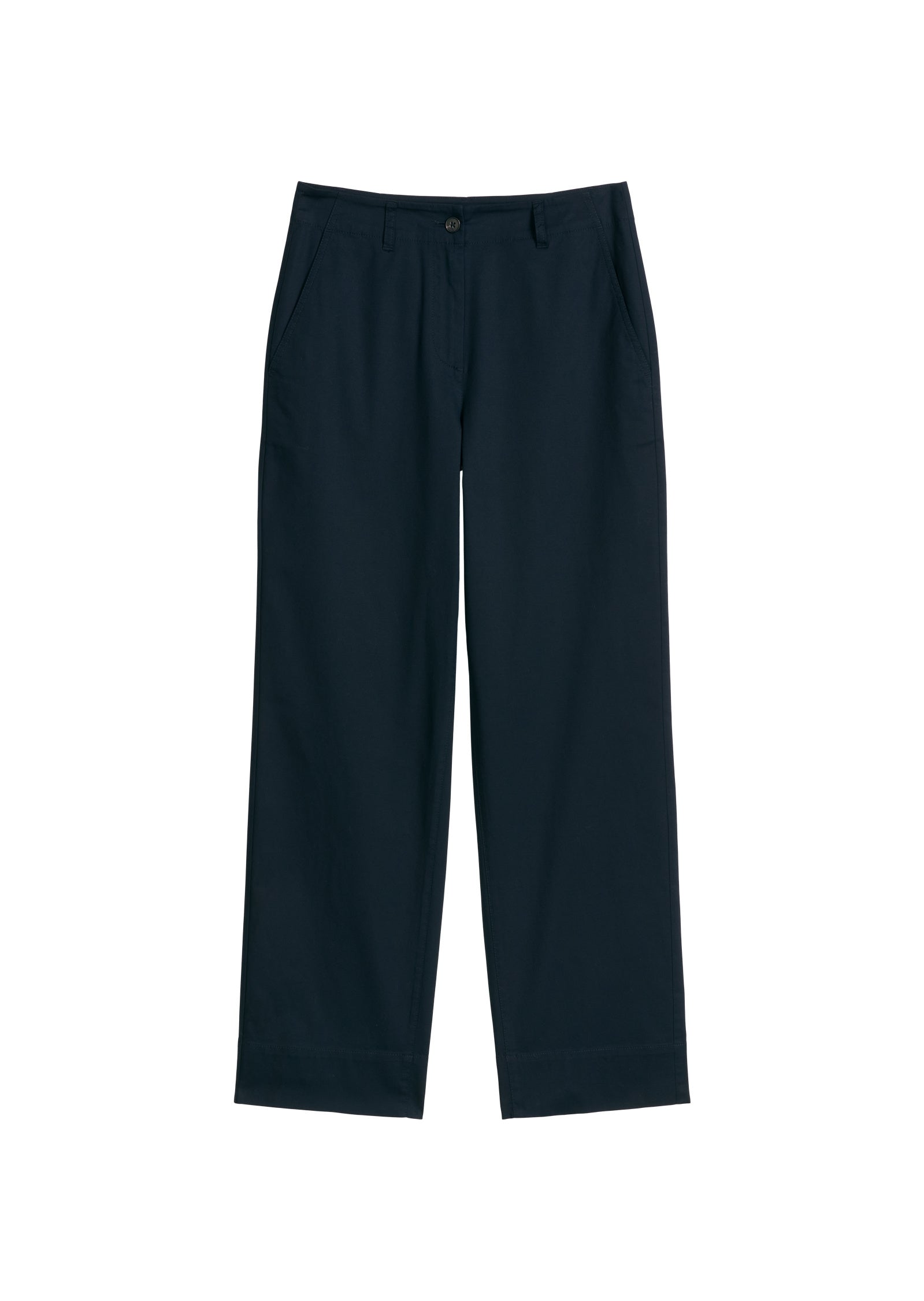 Chinohose Wide Leg - 889-thunder blue - Blau