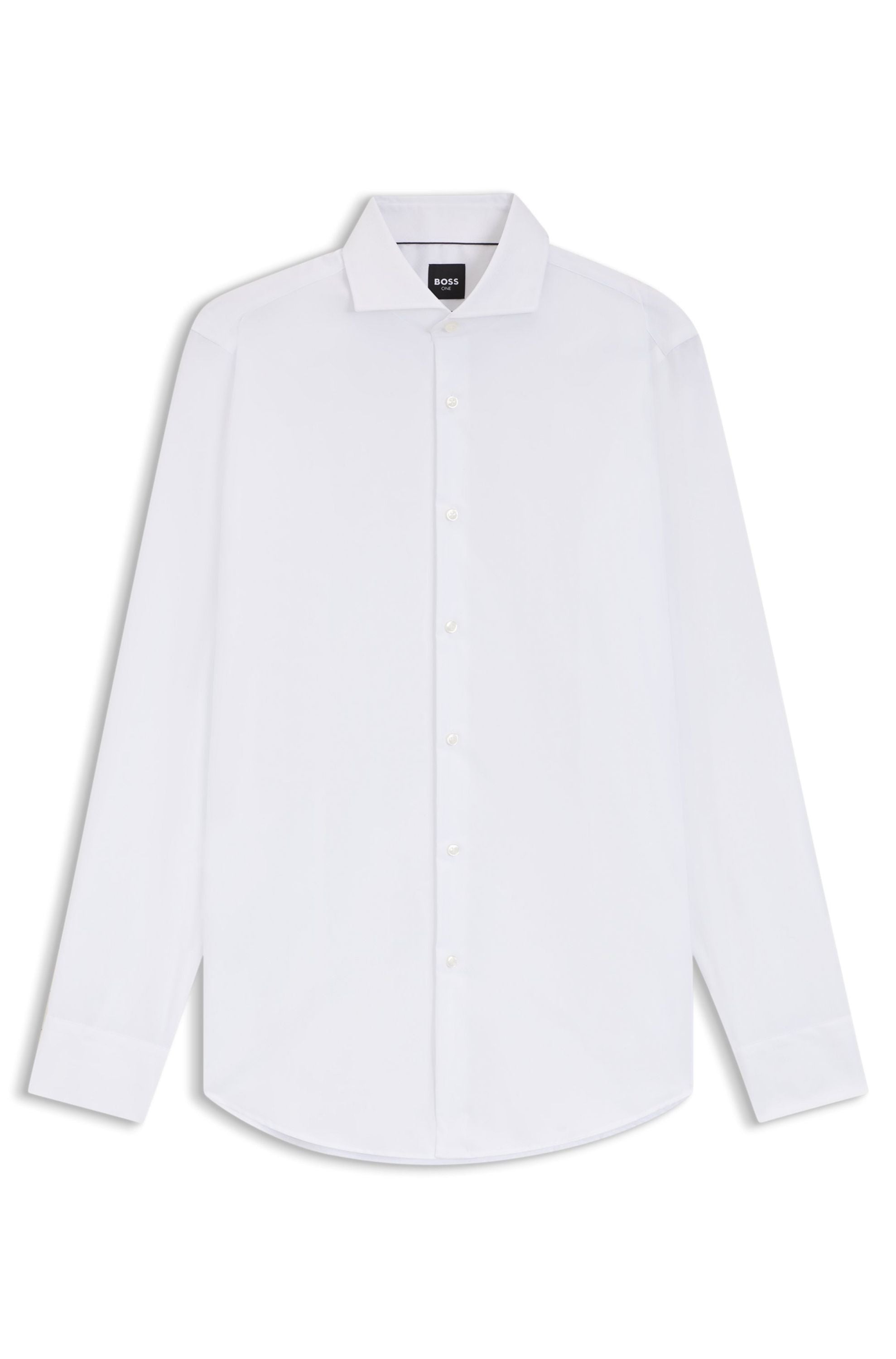 Hemd HANK Slim Fit - 100-White - Weiß