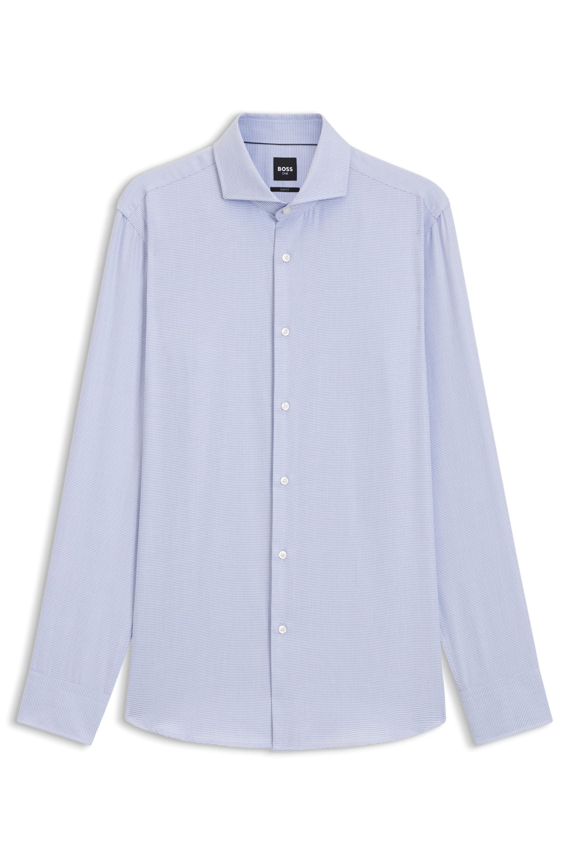 Hemd HANK Slim Fit - 450-Light/Pastel Blue - Blau