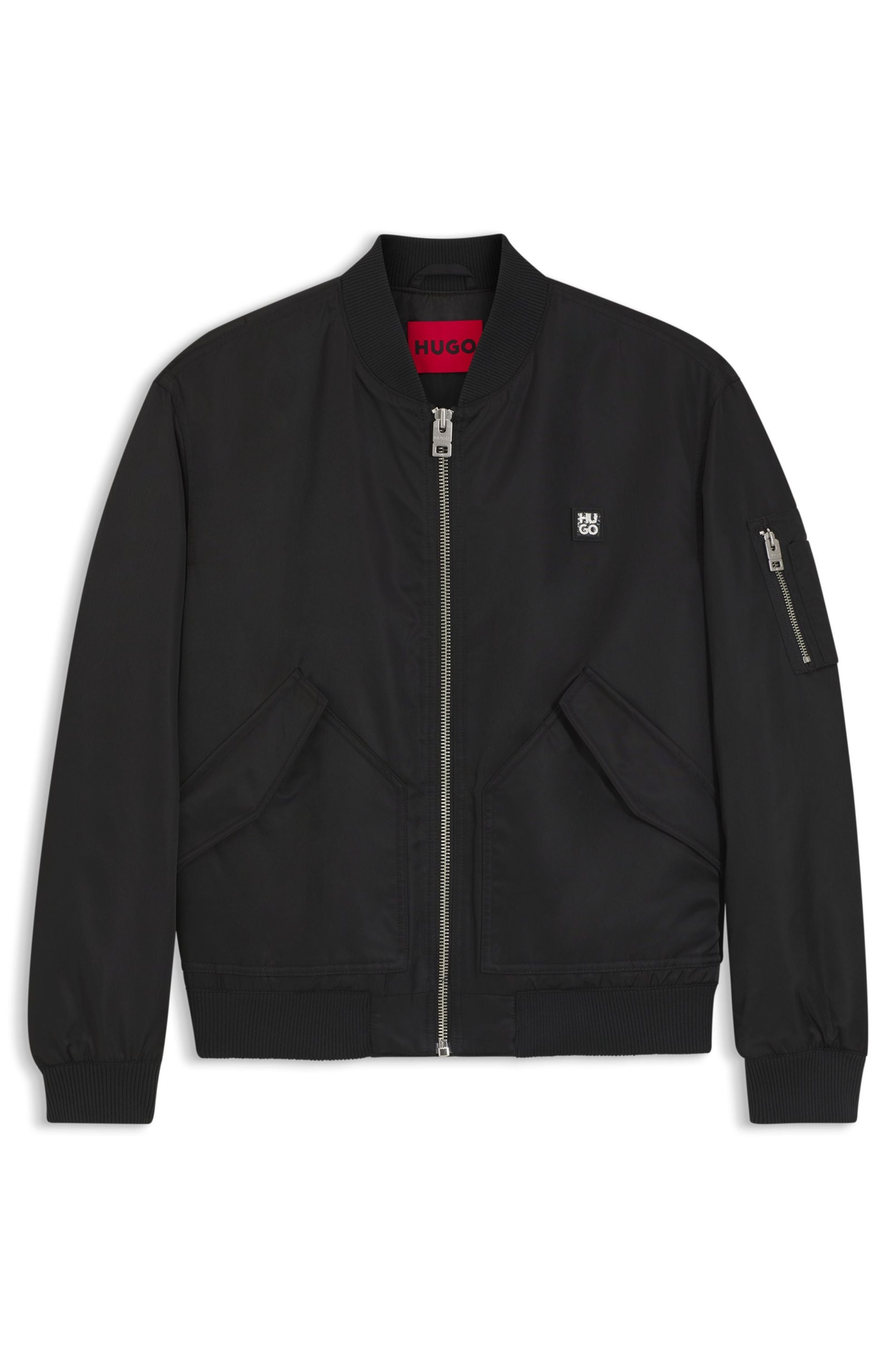 Bomberjacke Regular Fit - 001-Black - Schwarz