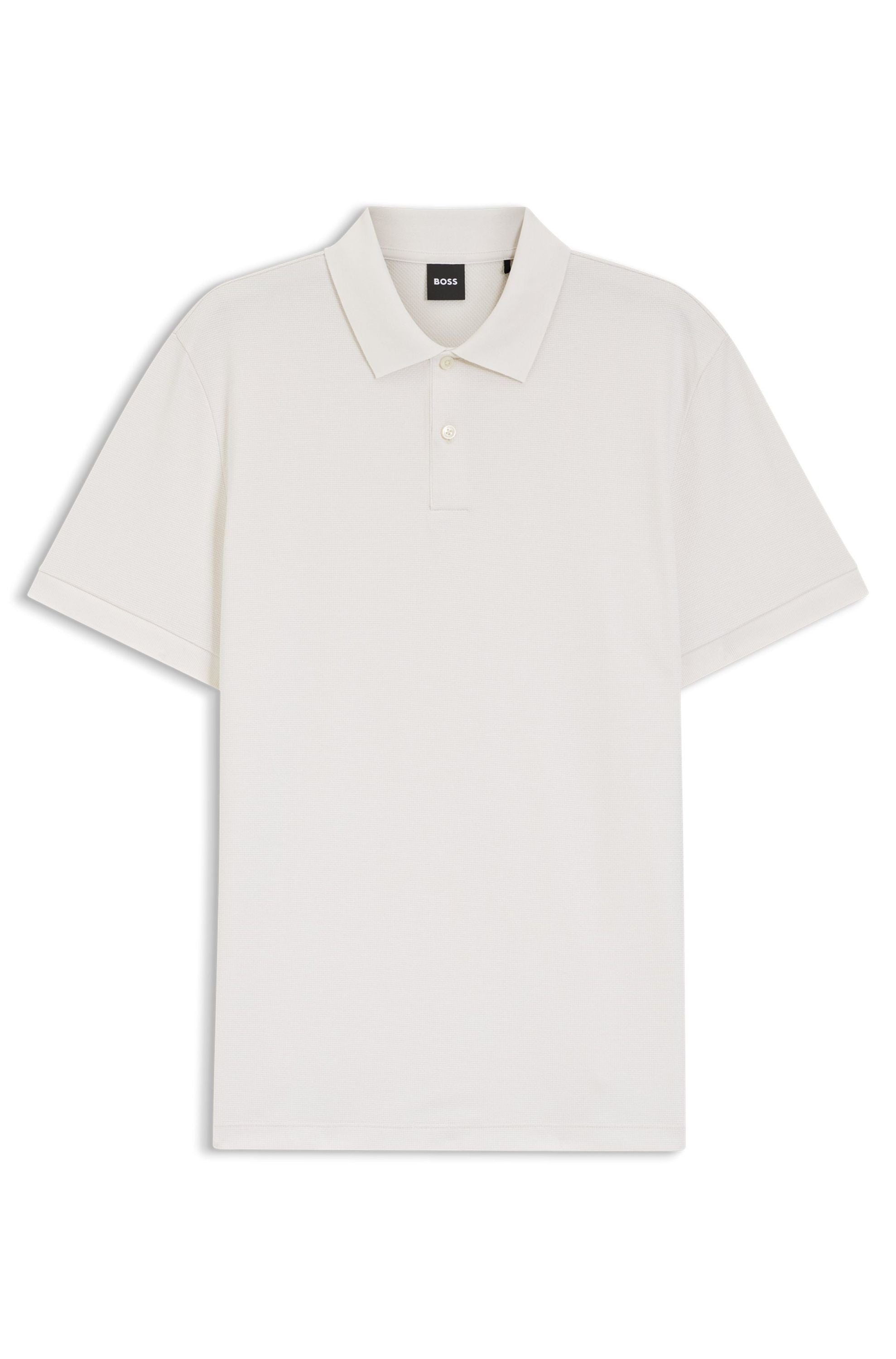 Poloshirt PARLAY aus Baumwolle - 131-Open White - Weiß