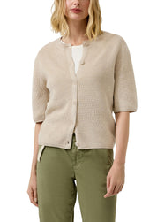 Strickjacke Regular Fit - 81W9-BROWN - Beige