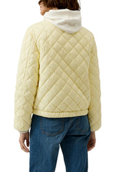 Steppjacke mit Stehkragen - 1015-YELLOW - Gelb