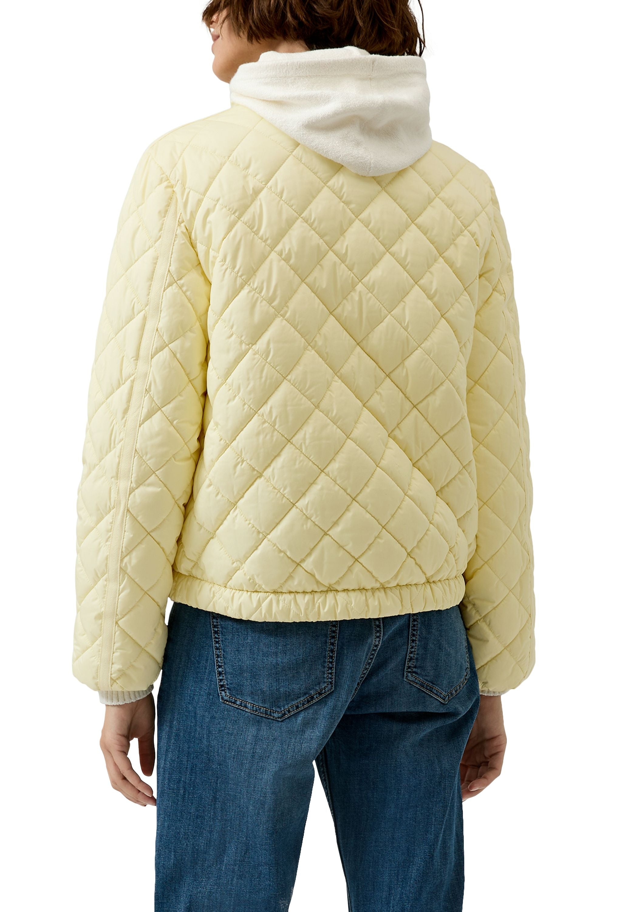 Steppjacke mit Stehkragen - 1015-YELLOW - Gelb