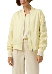 Bomberjacke mit Bündchenkragen - 1015-YELLOW - Gelb