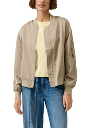 Bomberjacke mit Bündchenkragen - 8429-BROWN - Braun