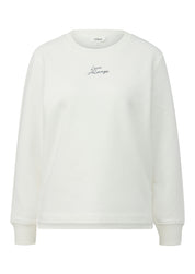 Sweatshirt Relaxed Fit - 02D0-WHITE - Weiß