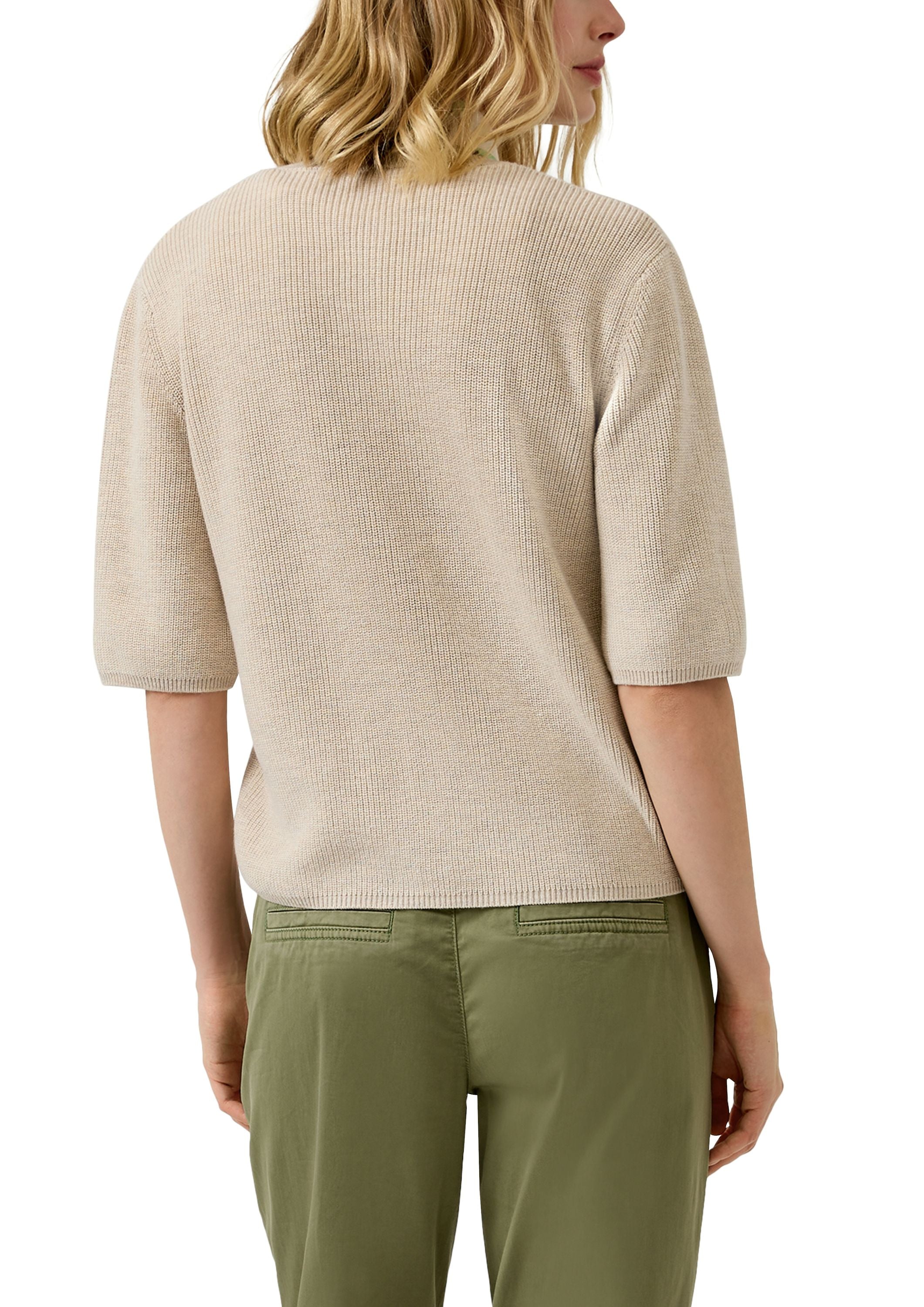 Strickjacke Regular Fit - 81W9-BROWN - Beige