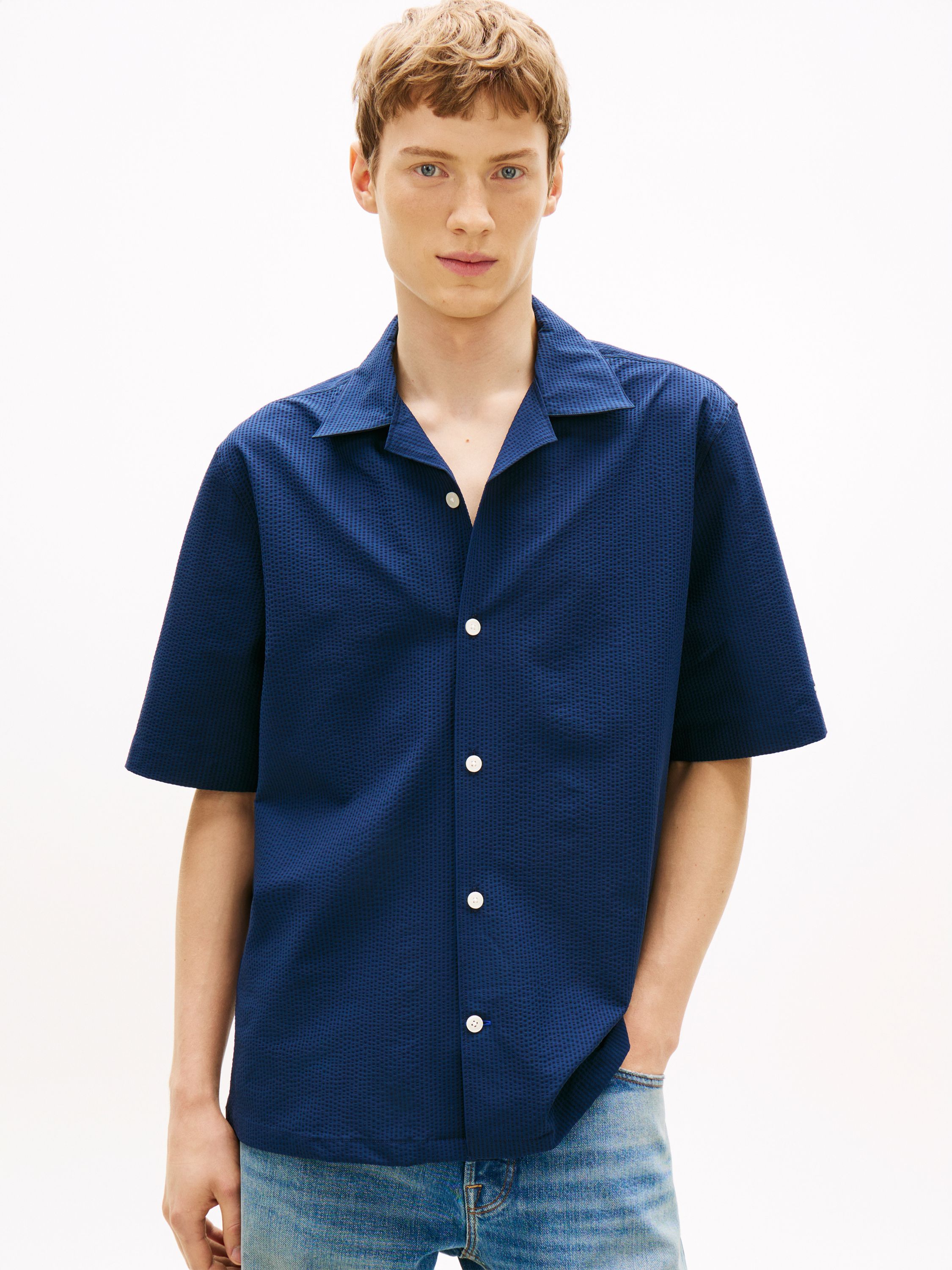 Freizeithemd Relaxed Fit - 0A4-BLUE - Blau