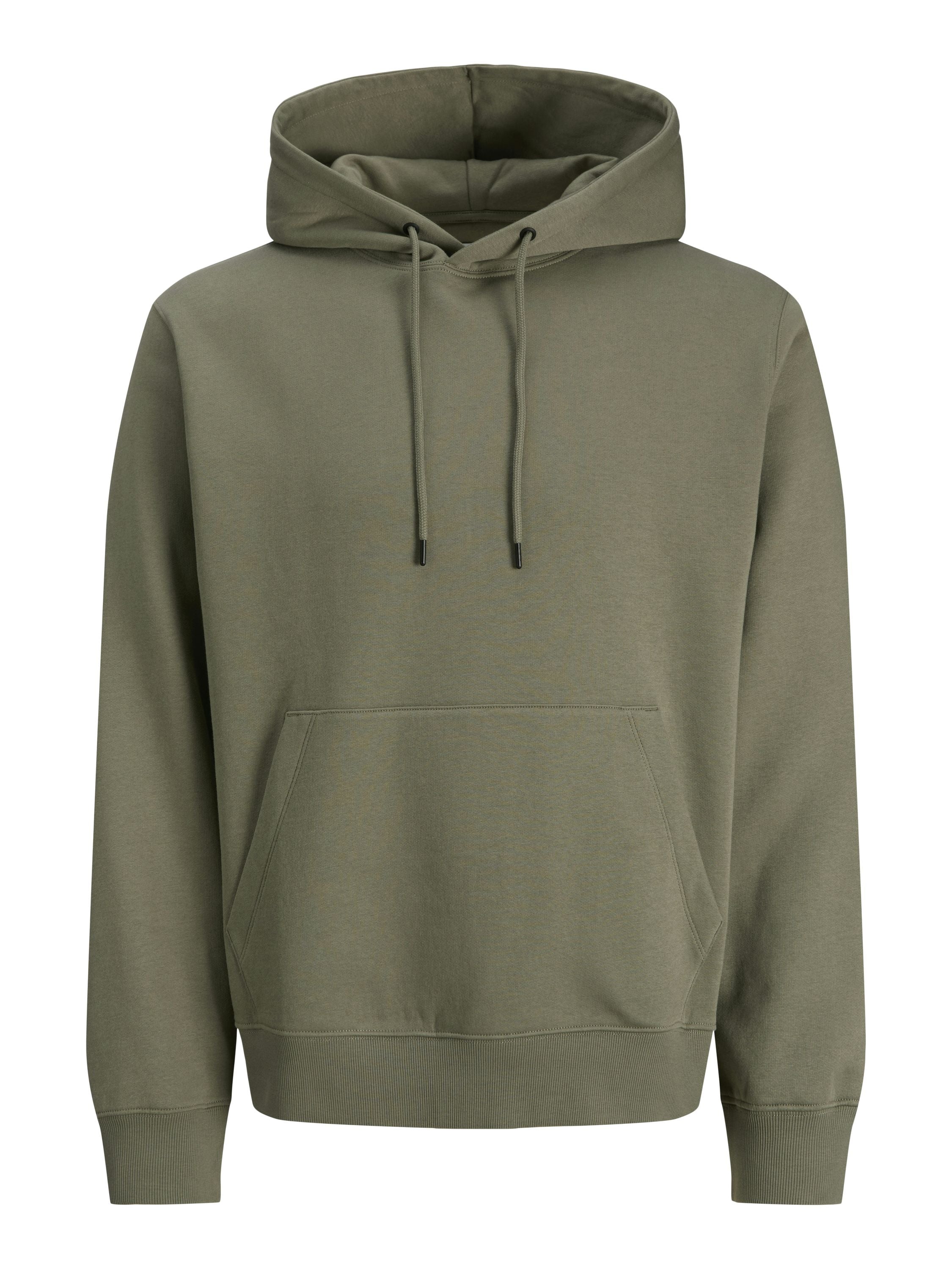 Sweathoodie aus Baumwollmix - Vetiver - Grün