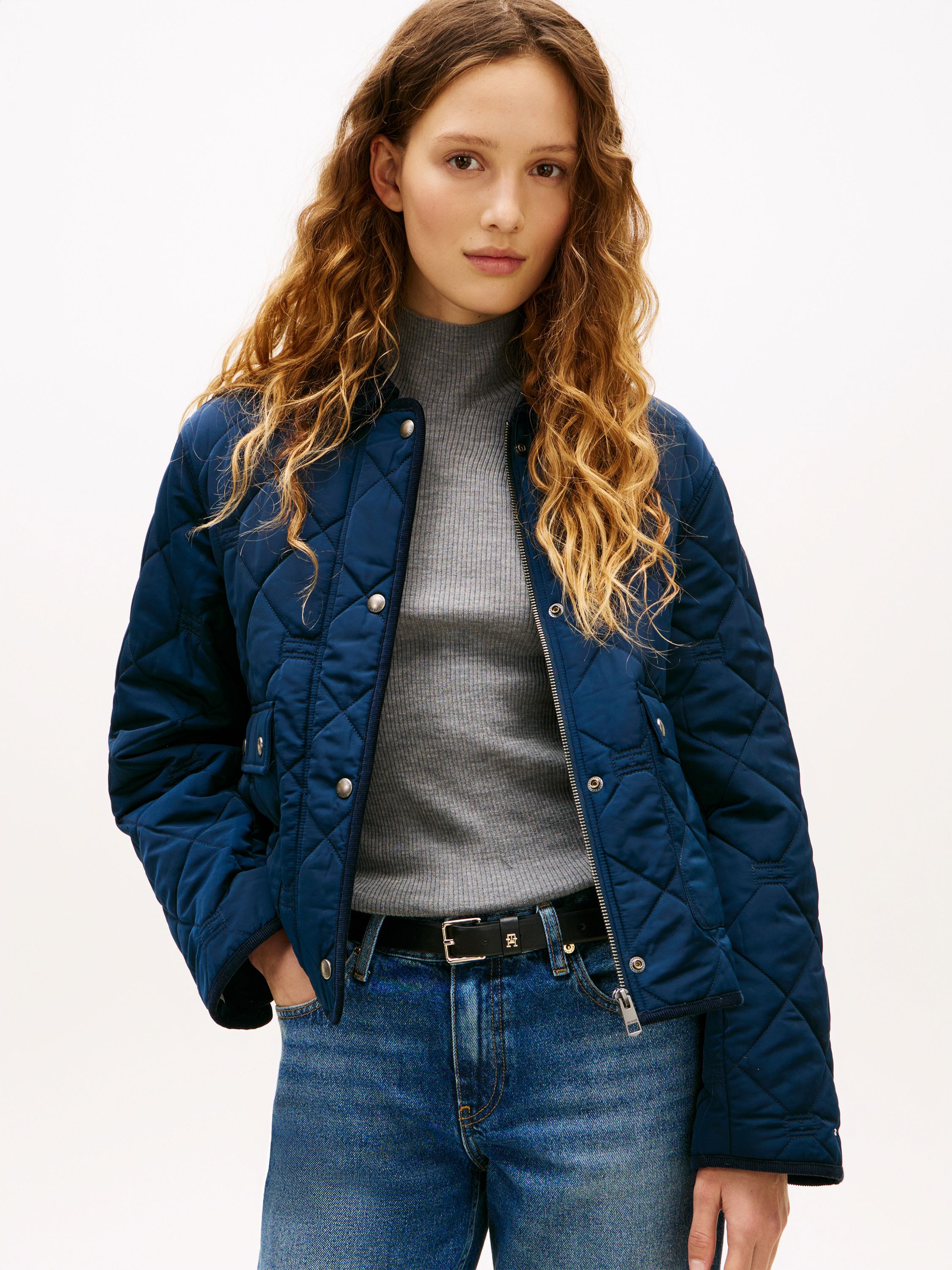 Übergangsjacke gesteppt - C1G-BLUE - Blau